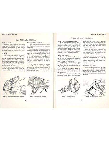 1968 JAGUAR 340 OWNERS MANUAL ENGLISH