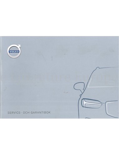 2018 VOLVO XC60 WARRANTY & MAINTENANCE MANUAL SWEDISH