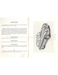 1963 JAGUAR 3.4 | 3.8 "S" OWNERS MANUAL ENGLISH 2