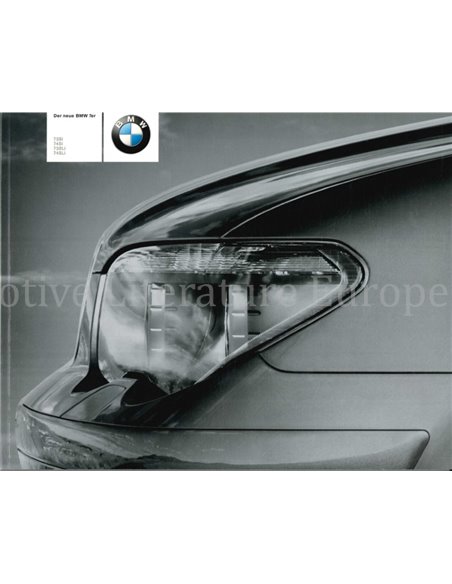 2002 BMW 7 SERIES BROCHURE GERMAN