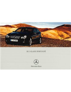 2004 MERCEDES BENZ C CLASS SPORTCOUPÉ BROCHURE DUTCH