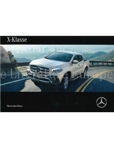 2017 MERCEDES BENZ X KLASSE PROSPEKT NIEDERLÄNDISCH