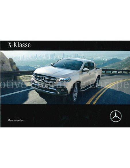 2017 MERCEDES BENZ X CLASS BROCHURE DUTCH