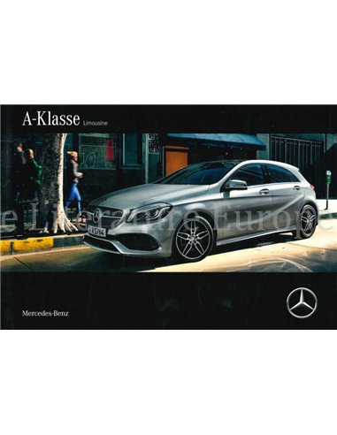 2015 MERCEDES BENZ A CLASS BROCHURE GERMAN