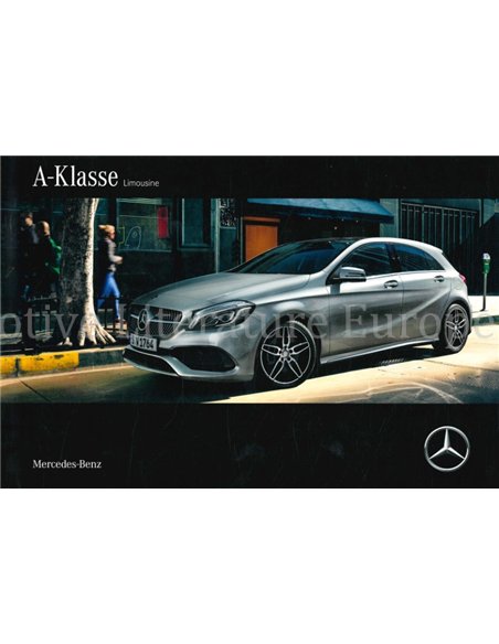 2015 MERCEDES BENZ A KLASSE BROCHURE DUITS