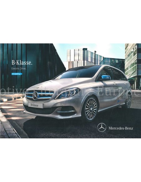 2015 MERCEDES BENZ B CLASS BROCHURE GERMAN