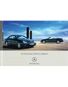 2007 MERCEDES BENZ CLK KLASSE HARDCOVER PROSPEKT NIEDERLÄNDISCH