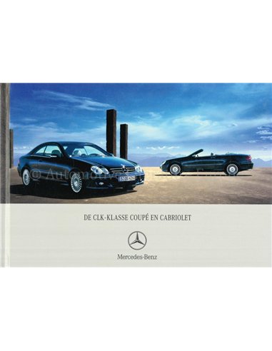2007 MERCEDES BENZ CLK KLASSE HARDCOVER BROCHURE NEDERLANDS
