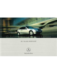 2001 MERCEDES BENZ C KLASSE SPORTCOUPÉ PROSPEKT NIEDERLÄNDISCH