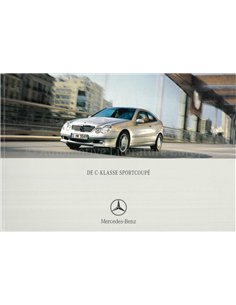2002 MERCEDES BENZ C KLASSE SPORTCOUPÉ PROSPEKT NIEDERLÄNDISCH