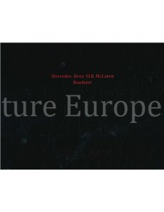 2007 MERCEDES BENZ SLR MCLAREN ROADSTER BROCHURE GERMAN