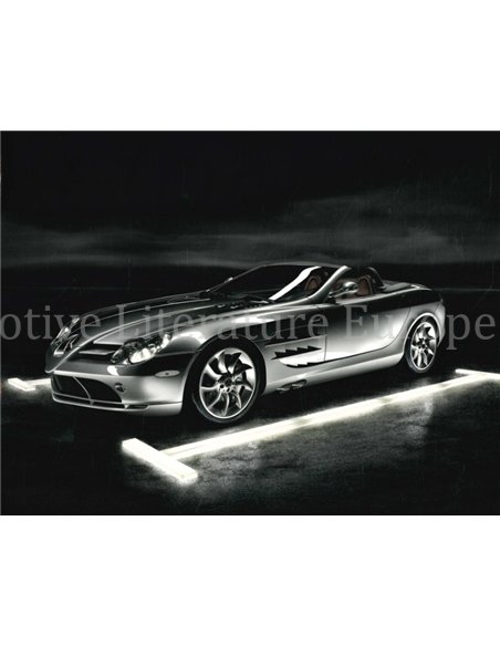 2007 MERCEDES BENZ SLR MCLAREN ROADSTER PROSPEKT DEUTSCH
