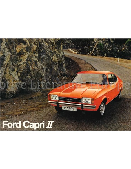 1975 FORD CAPRI BROCHURE NEDERLANDS