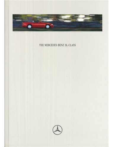 1996 MERCEDES BENZ SL HARDCOVER PROSPEKT ENGLISCH