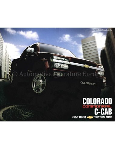 2004 CHEVROLET COLORADO COMMONRAIL C-CAB BROCHURE THAI
