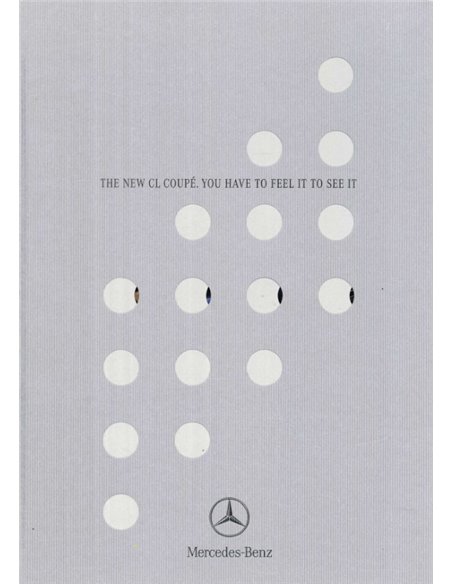 1999 MERCEDES BENZ CL KLASSE BROCHURE ENGLISH