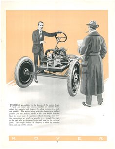 1922 ROVER 8HP CAR PROSPEKT ENGLISCH 2