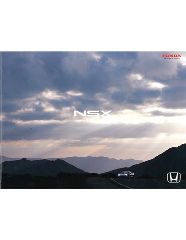 2001 HONDA NSX BROCHURE JAPANESE
