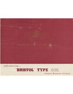 1950 BRISTOL 401 BROCHURE ENGELS
