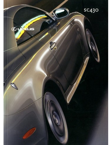 2002 LEXUS SC430 PROSPEKT FRANZÖSISCH