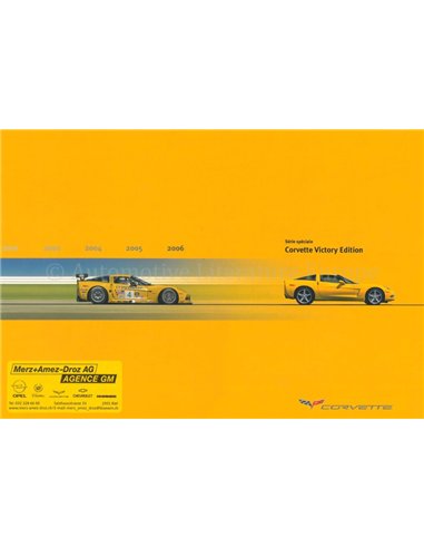 2007 CHEVROLET CORVETTE BROCHURE ENGELS (FR)