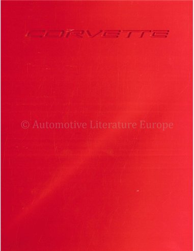 1998 CHEVROLET CORVETTE PROSPEKT ENGLISCH (USA)