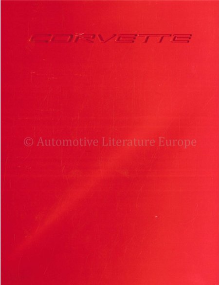 1998 CHEVROLET CORVETTE BROCHURE ENGELS (USA)