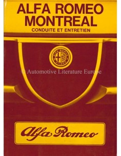 1972 ALFA ROMEO MONTREAL BETRIEBSANLEITUNG FRANZÖSISCH