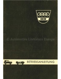 1961 DKW AUTO UNION GELÄNDEWAGENR INSTRUCTIEBOEKJE DUITS