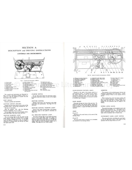 1958 LAND ROVER 80 | 86 | 88 | 107 | 109 BETRIEBSANLEITUNG ENGLISCH (NACHDRUCK))