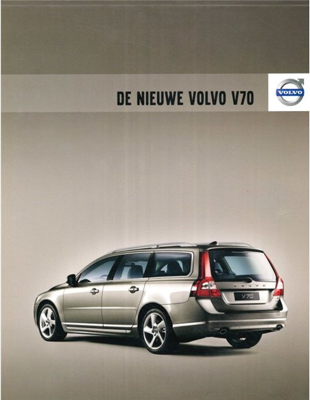2008 VOLVO V70 PROSPEKT NIEDERLÄNDISCH