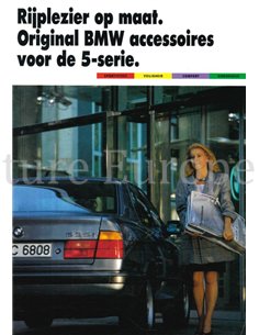 1989 BMW 5ER ZUBEHÖR PROSPEKT NIEDERLÄNDISCH