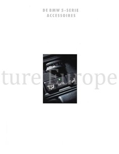 1992 BMW 5 SERIES ACCESSORIES BROCHURE DUTCH