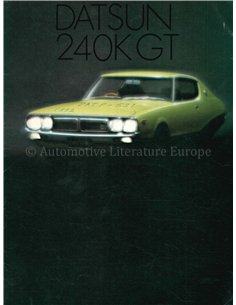 1973 DATSUN 240K GT PROSPEKT ENGLISCH