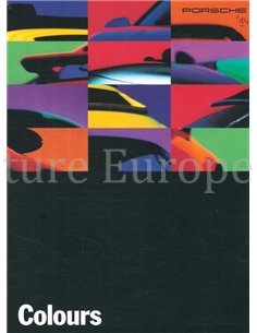 1994 PORSCHE KLEUREN EN BEKLEDING BROCHURE DUITS