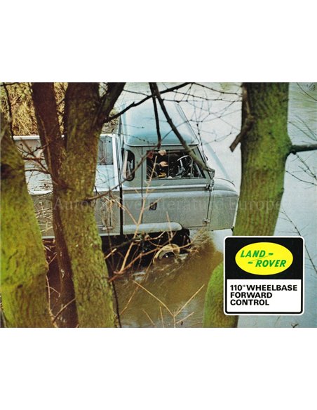 1967 LAND ROVER SERIES IIA 110" WHEELBASE FORWARD CONTROL BROCHURE ENGELS