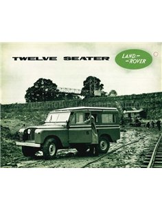 1966 LAND ROVER SERIES IIA ZWÖLF SITZER PROSPEKT ENGLISCH