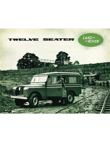 1966 LAND ROVER SERIES IIA ZWÖLF SITZER PROSPEKT ENGLISCH