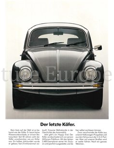 1985 VOLKSWAGEN BEETLE BROCHURE GERMAN