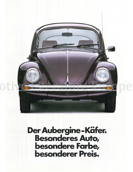 1983 VOLKSWAGEN KEVER BROCHURE DUITS