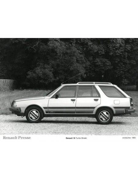 1983 RENAULT 18 TURBO BREAK PERSFOTO