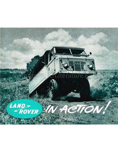 1965 LAND ROVER SERIES IIA PROGRAMMA BROCHURE ENGELS