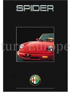 1992 ALFA ROMEO SPIDER BROCHURE NEDERLANDS