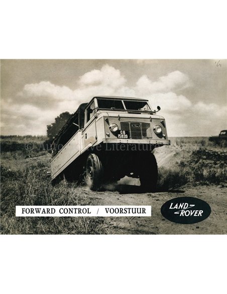 1965 LAND ROVER FORWARD CONTROL | VOORSTUUR BROCHURE ENGLISH | SOUTH AFRICAN