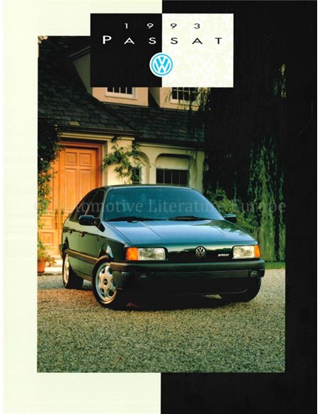 1993 VOLKSWAGEN PASSAT PROSPEKT ENGLISCH (VS)