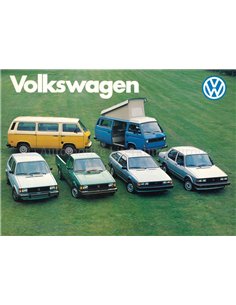 1982 VOLKSWAGEN PROGRAMMA BROCHURE ENGELS (CAN)