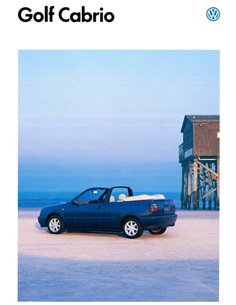 1997 VOLKSWAGEN GOLF CONVERTIBLE BROCHURE JAPANESE