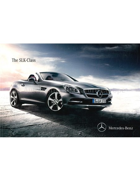 2012 MERCEDES BENZ SLK PROSPEKT ENGLISCH