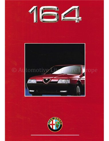 1990 ALFA ROMEO 164 PROSPEKT NIEDERLANDISCH