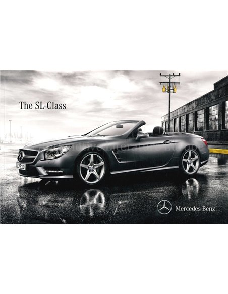2012 MERCEDES BENZ SL KLASSE BROCHURE ENGLISCH